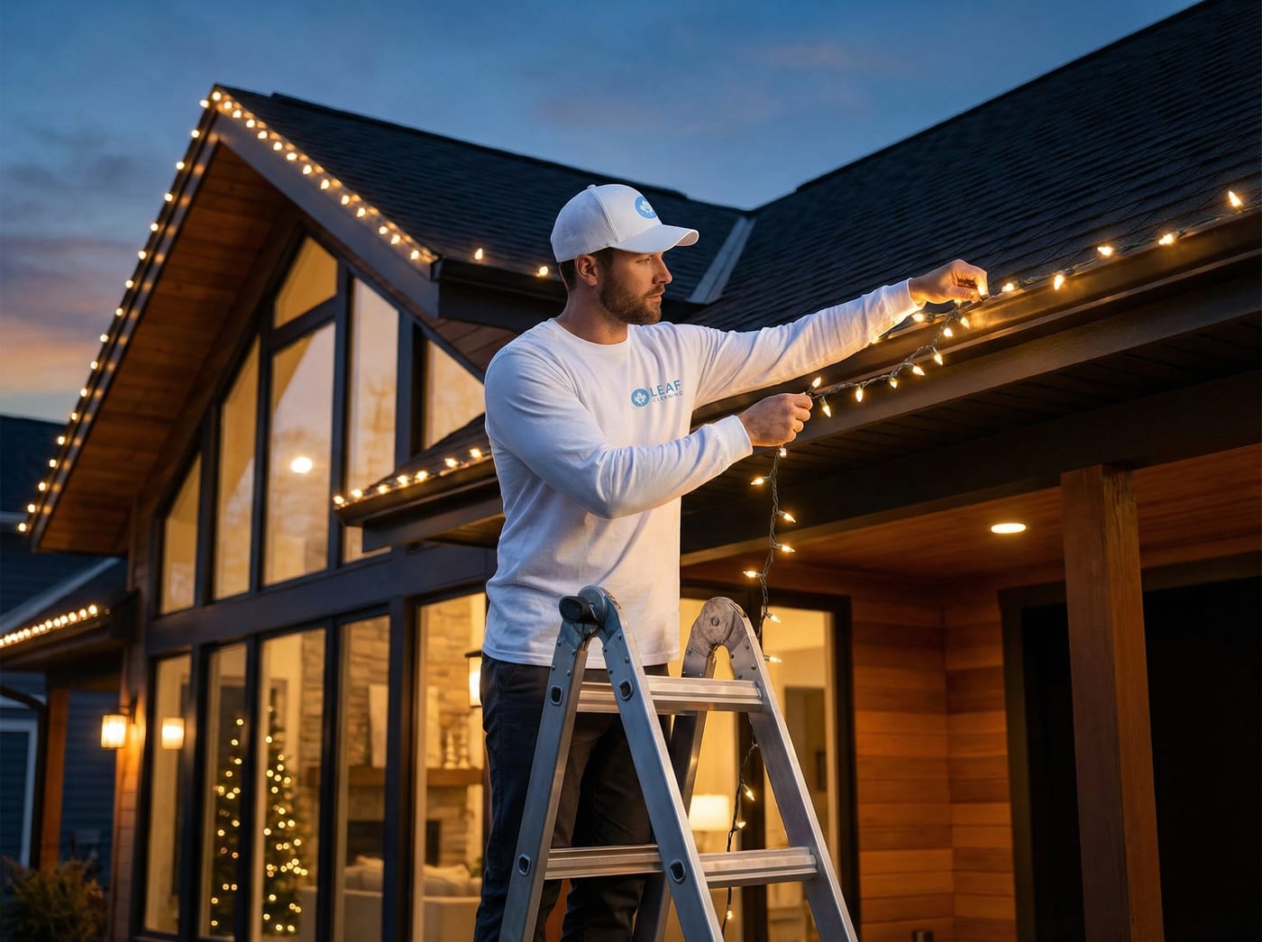 Christmas Light Installation